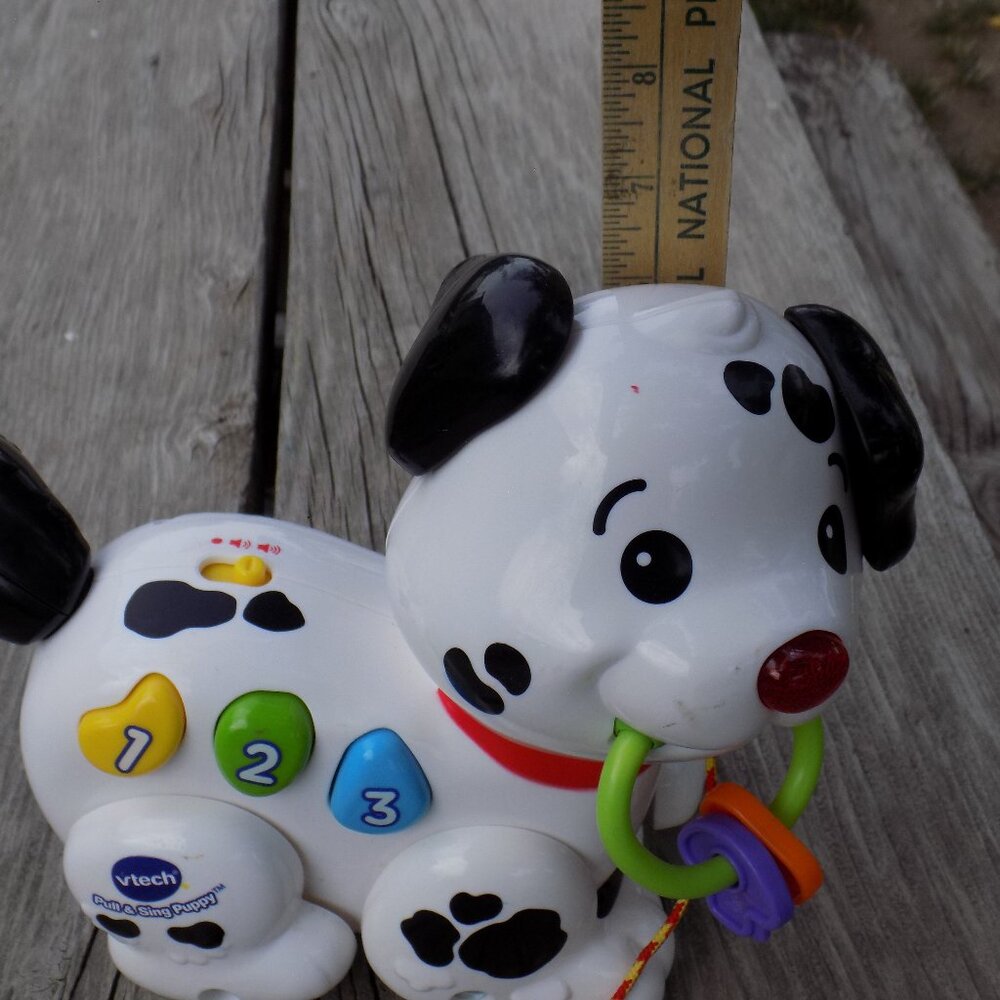 Puppy Dog Pull Toy by V-Tech Singing, Talking Educational Learning Toddlers *